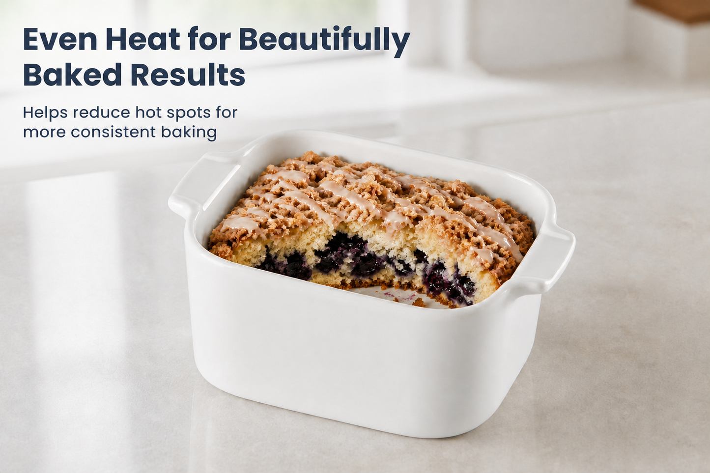 6'' x 5'' Small Baking Dishes, Set of 4 Mini Ceramic Baking Pans | Fits JoDeVi & most 2-cup freezer tray portions, Lead-free ceramic, Meal prep friendly, Oven microwave air fryer safe
